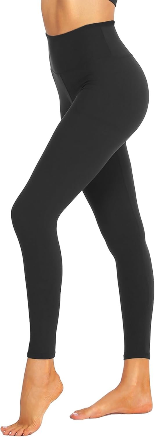 ZOOSIXX High Waisted Leggings for Women – Tummy Control Soft Opaque Printed Pants with Camo, Leopard for Workout Skating
