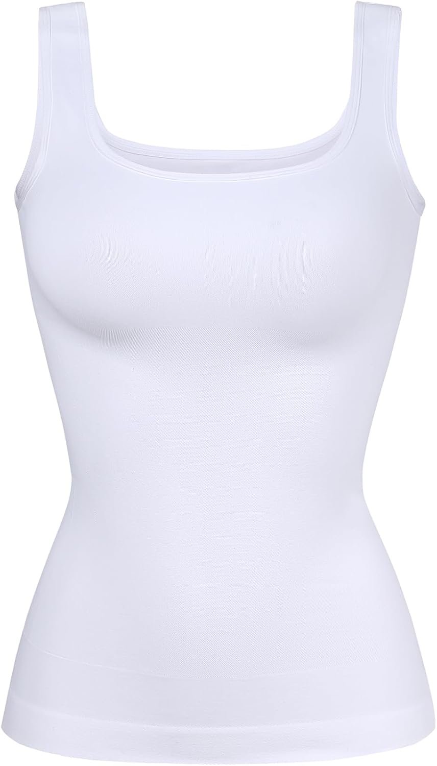 YIOIOIO Women Shapewear Tank Tops Tummy Control Compression Tops seamless Body Shaper Camisole