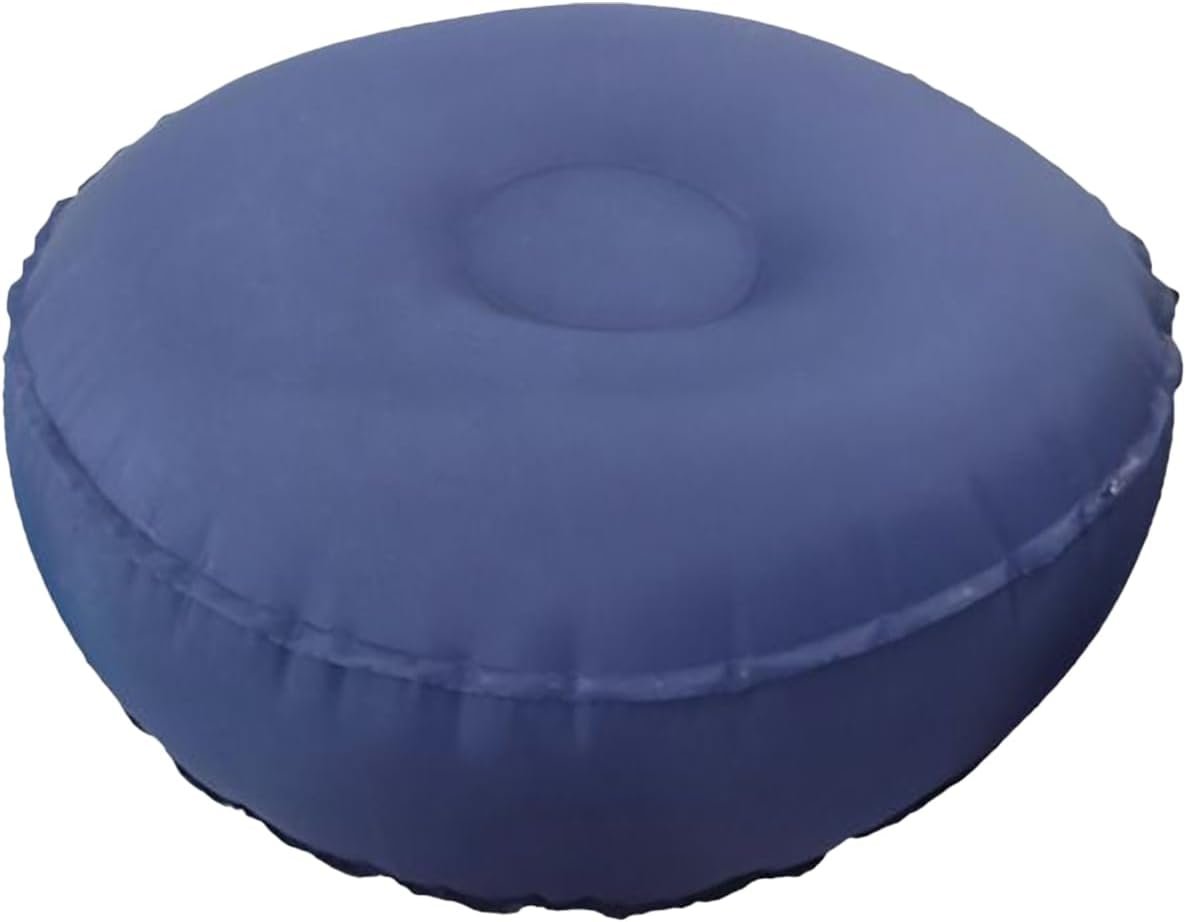Meditation Cushion – Inflatable Yoga Balance Seat, Non-Slip Bolster Pad, Portable Cushion for Relaxation | Exercise Support for Men Women Adults Indoor Outdoor Backyard Gym Living Room Use