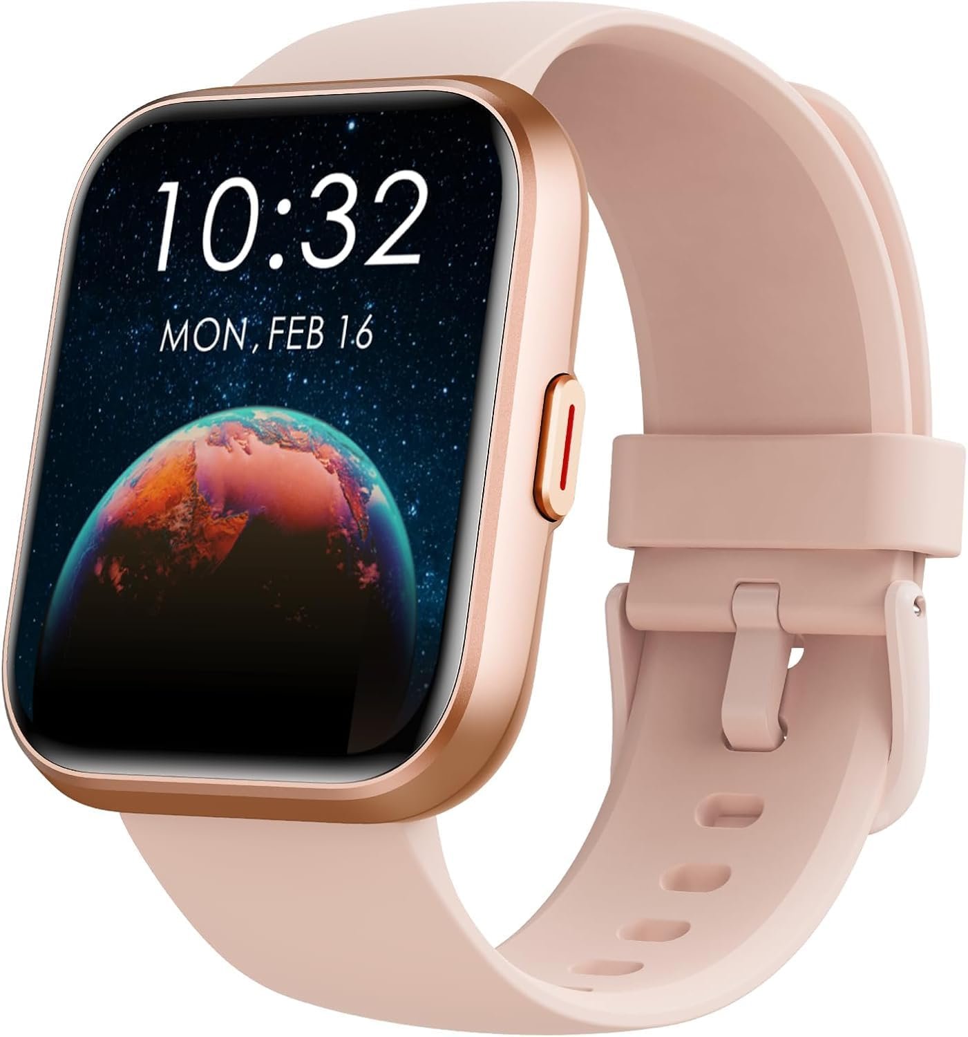 Tensky Smart Watch for Women Android & iPhone, Alexa Built-in, 1.8″ Touch Screen Fitness Tracker with Answer/Make Calls, 3ATM Waterproof Heart Rate/Sleep/SpO2 Monitor, Pedometer, 100+ Sport Modes