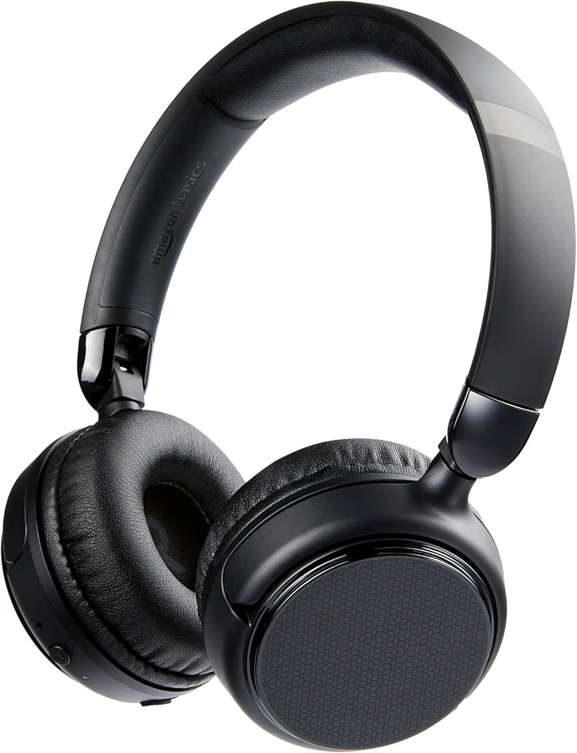 Amazon Basics Bluetooth On-Ear Headphones Wireless with Microphone, Deep Bass, 35 Hour Playtime, Foldable, Collapsible, Portable Travel Friendly, Black