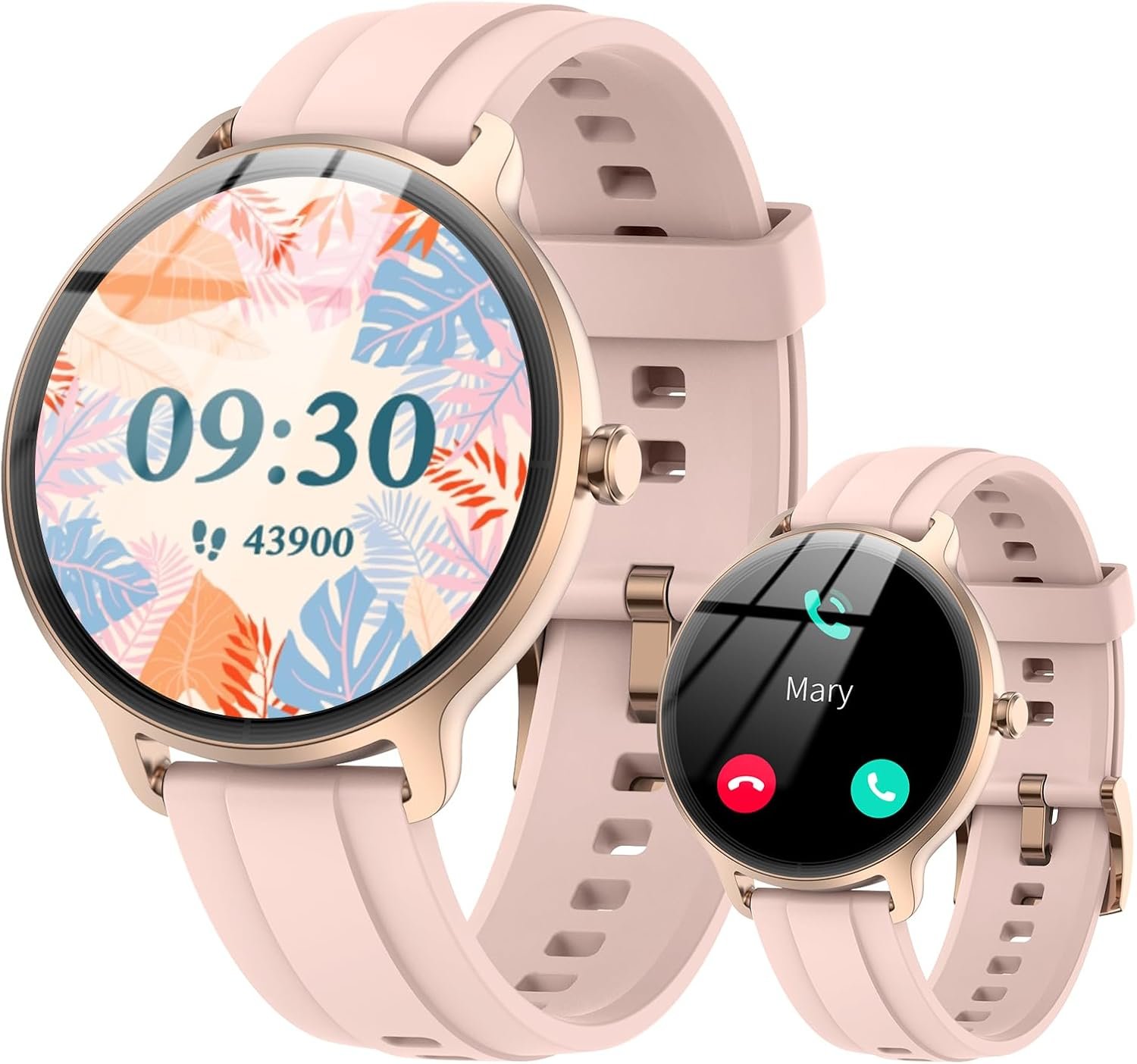 Smart Watch for Men Women(Answer/Make Calls), Smartwatch Built-in AI Voice, 1.27″ HD Fitness Tracker with Heart Rate/Sleep/Step/SpO2 Monitor, 100+ Sports Modes, IP68 Waterproof Watch for Android iOS