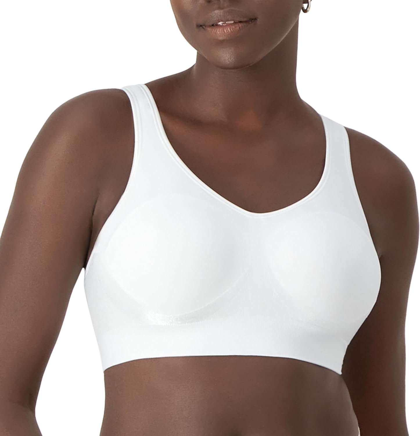 Bali Women’s Wireless Bra, Comfort Revolution Wireless Bra for Women, Targeted Shaping, Seamless, Full Coverage