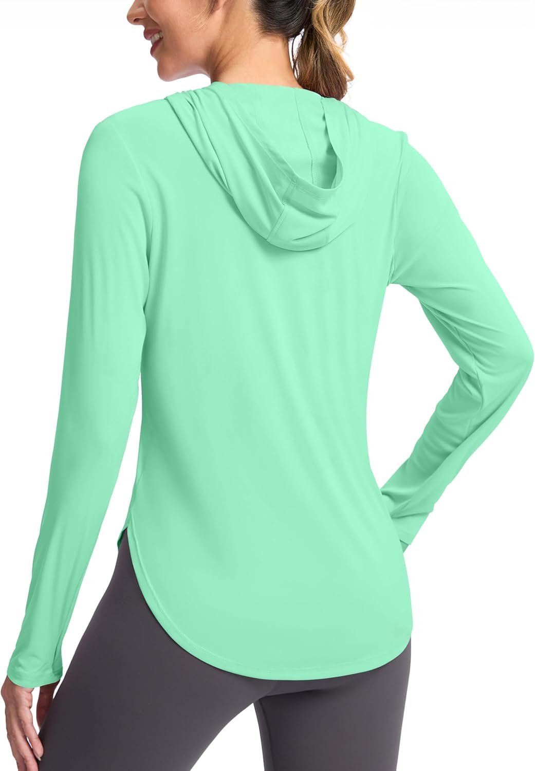 G Gradual Women’s UPF 50+ Sun Shirt with Hoodie Long Sleeve UV Protection Shirts Lightweight Hiking Fishing Shirts for Women